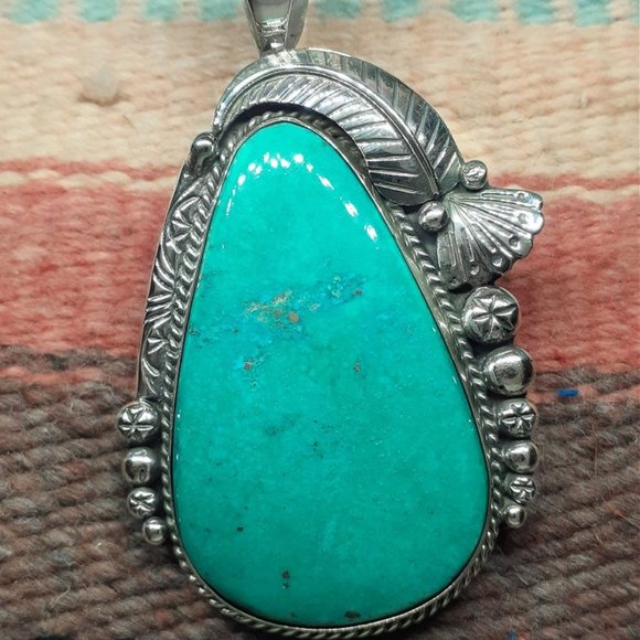 Emerald Valley Turquoise Pendant #3456 - Picture 1 of 1